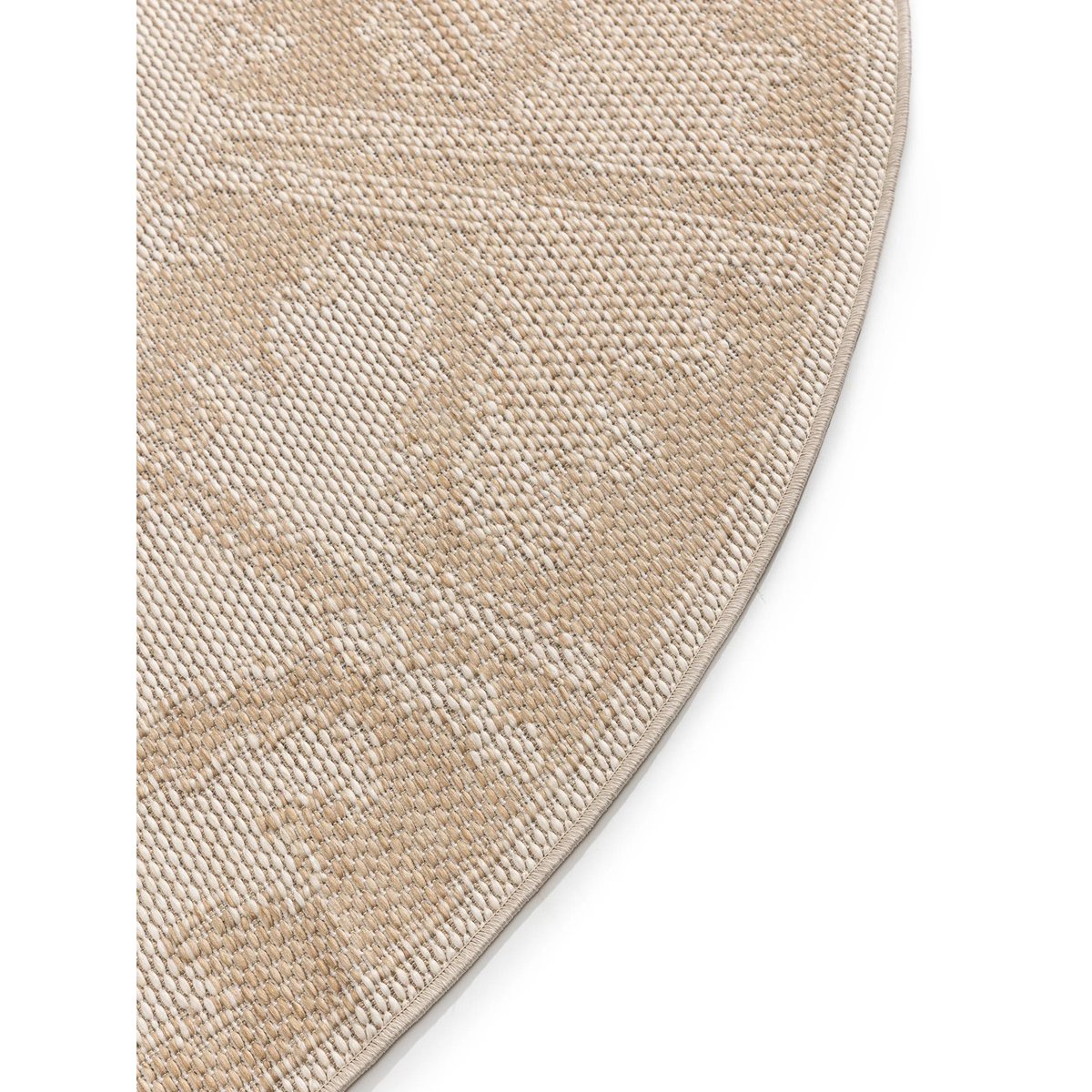 Tapis rond d'extérieur & intérieur BRONCO crème, BENUTA 