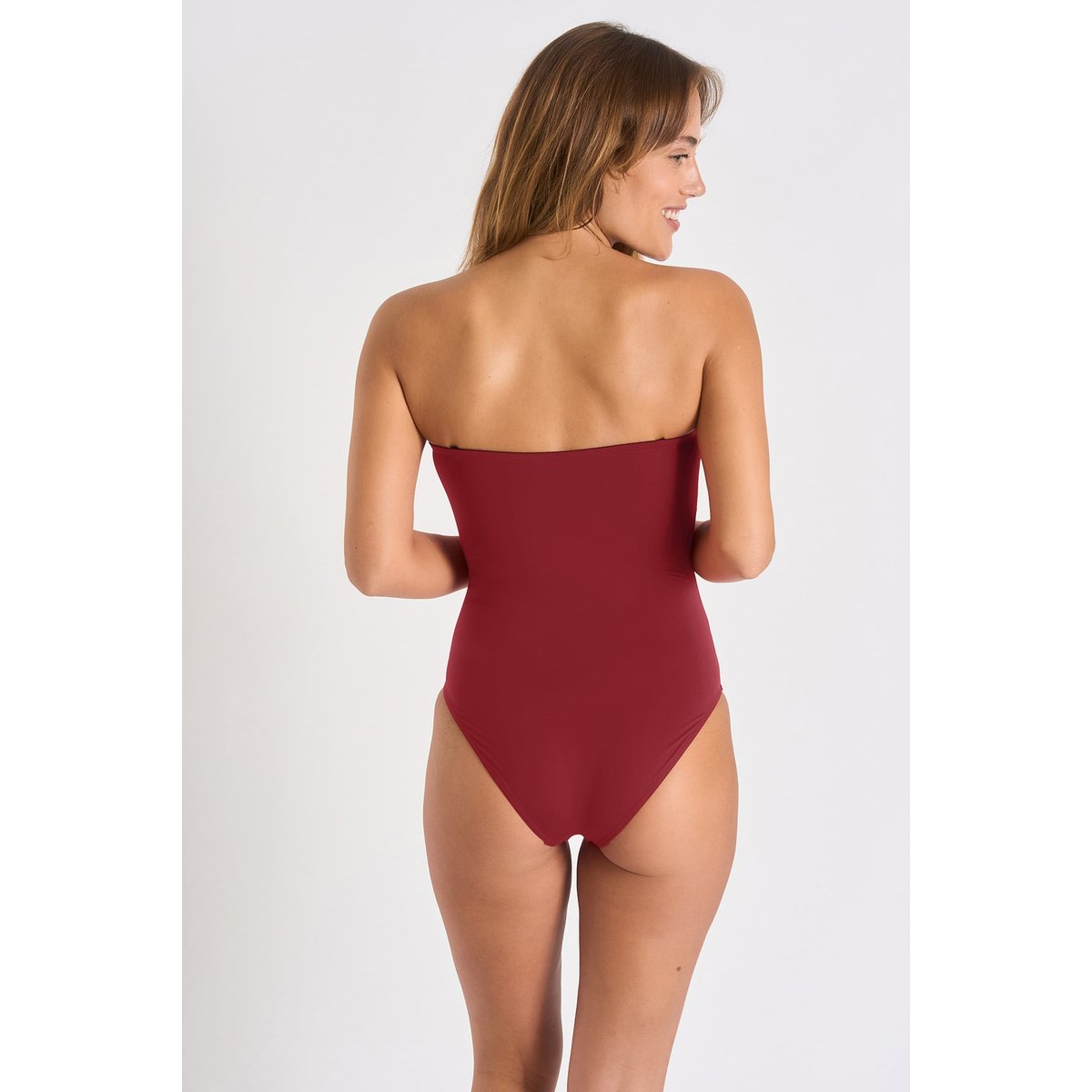 Maillot de bain 1 pièce Eline - ODALISQUE bordeau, LIVIA