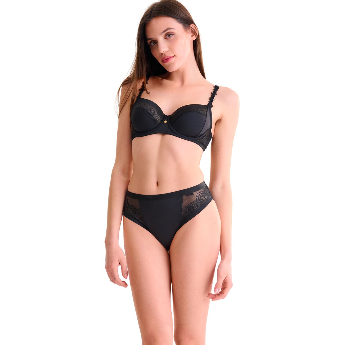 Soutien-gorge armaturé RUBY noir, LISCA