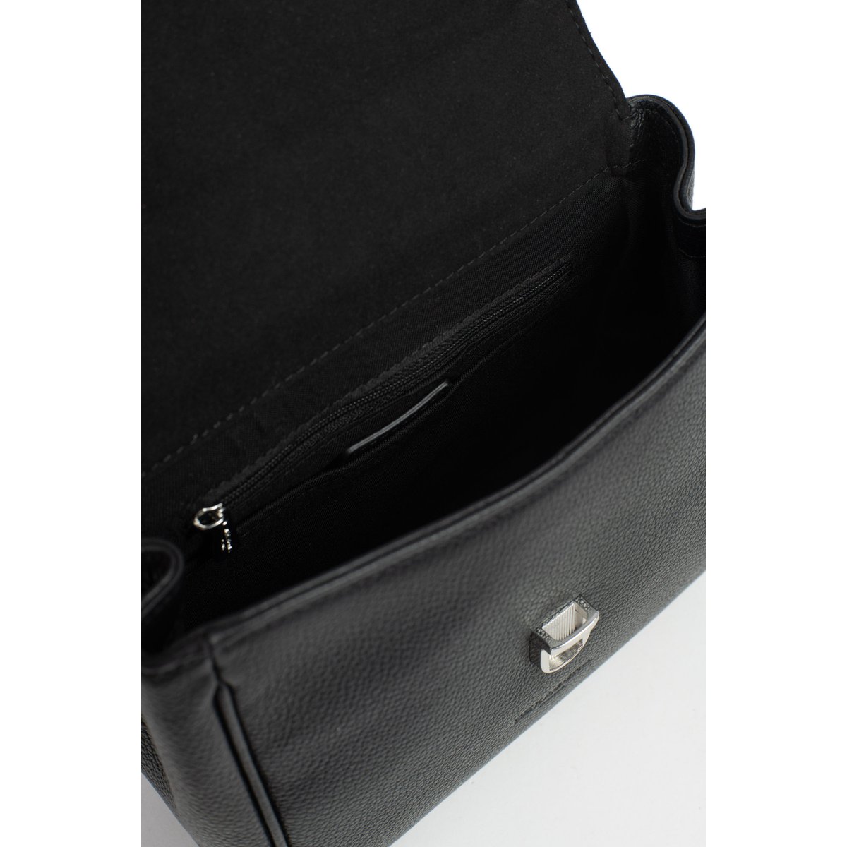 Sac porté travers  AURORE noir, HEXAGONA