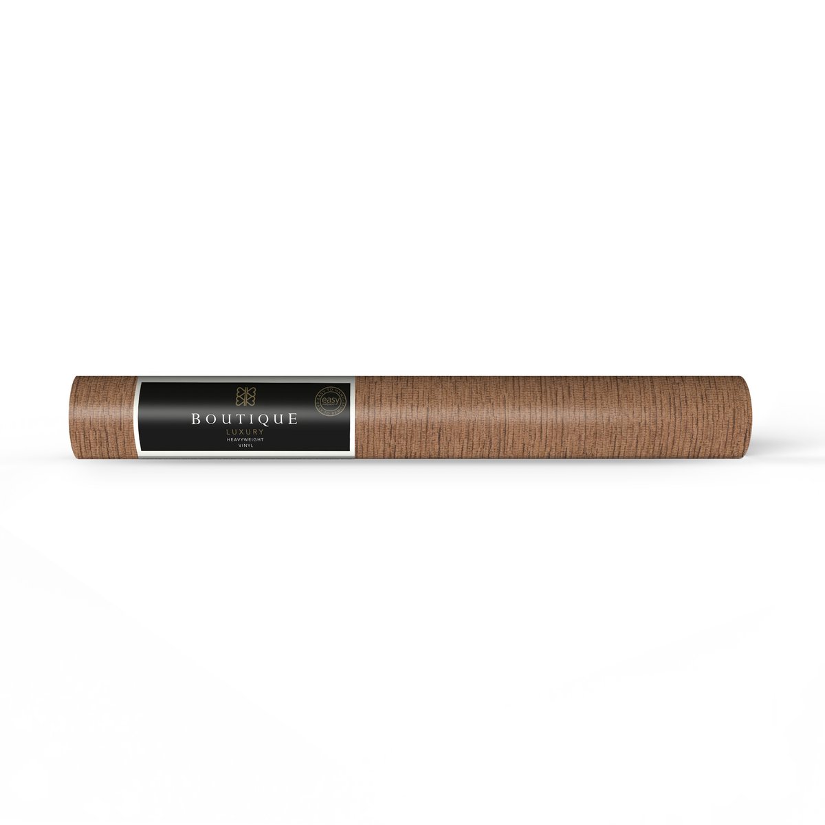 Papier peint Effet tissage structuré soyeux caramel terracotta, BOUTIQUE