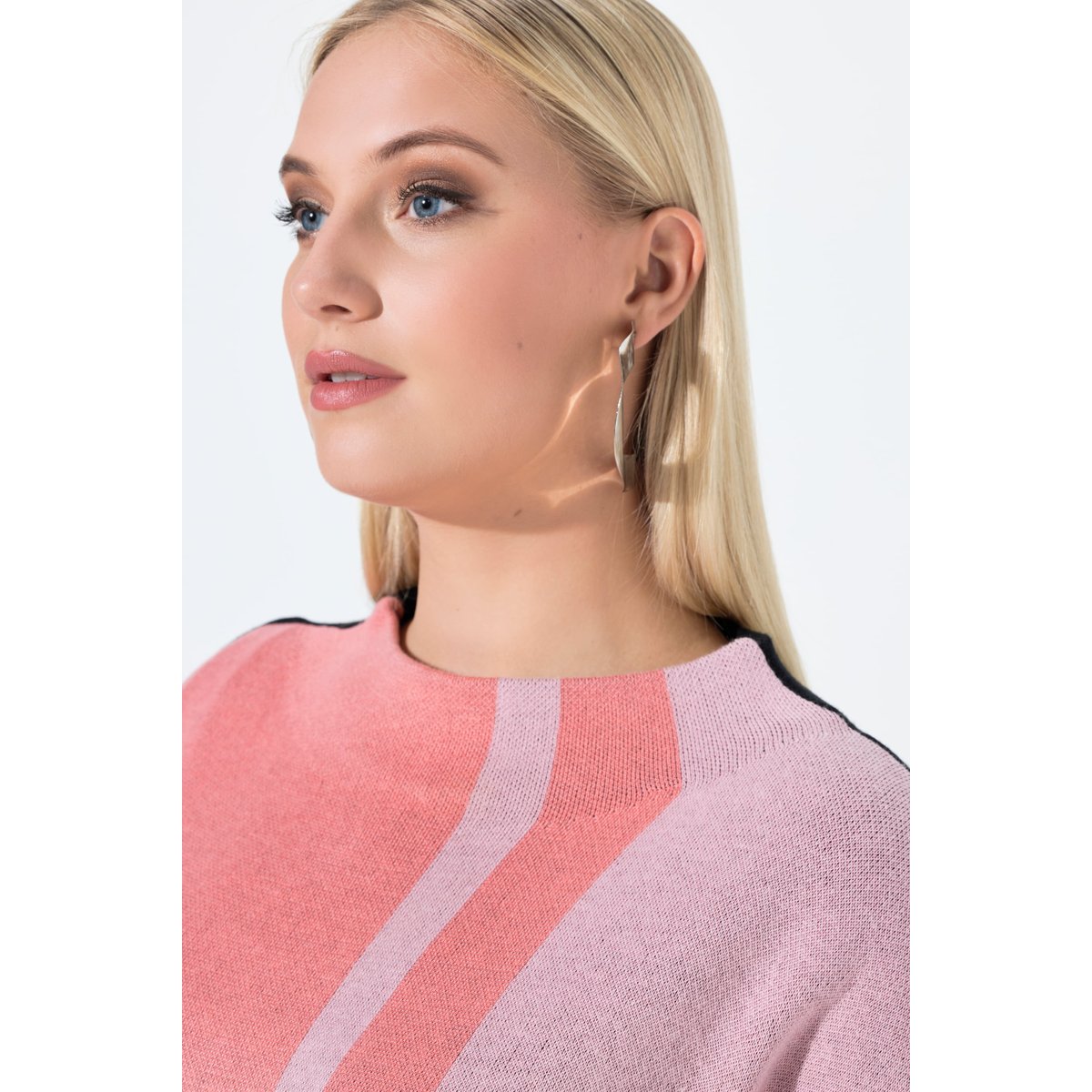 Pull col montant et manches longues noir, ULLA POPKEN