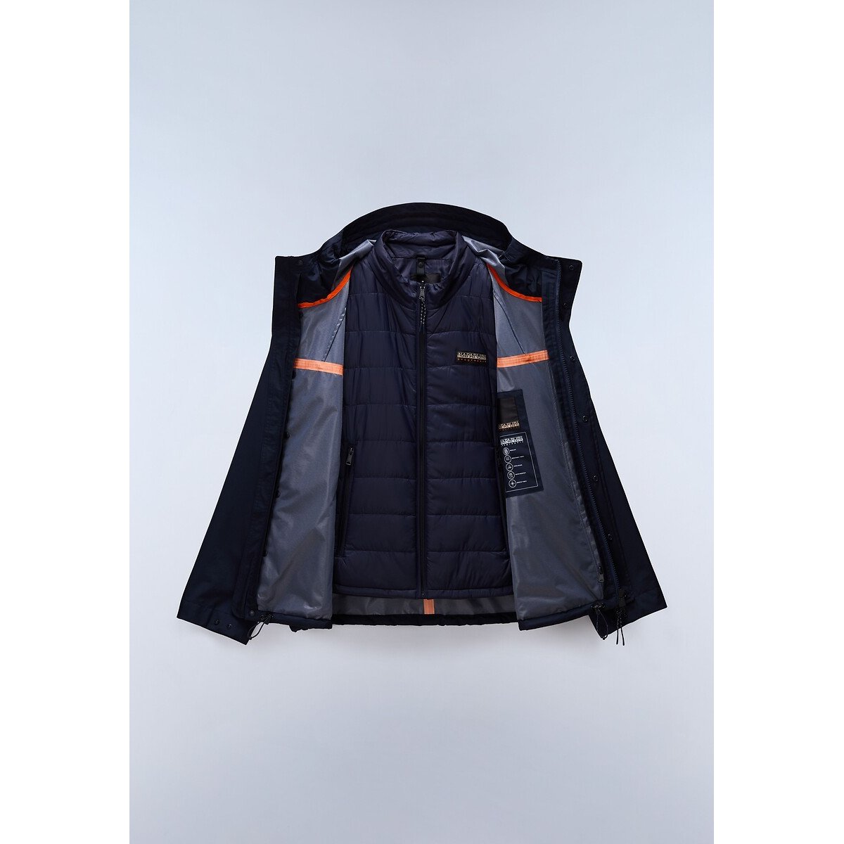 Parka 2 in 1, A-PILLOZ blu marino, NAPAPIJRI