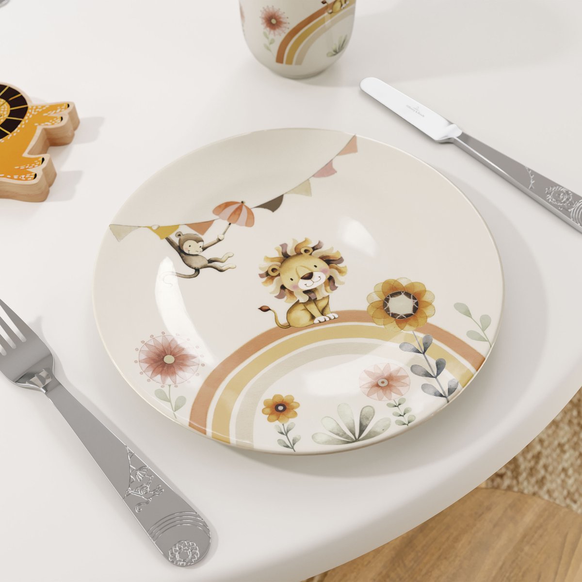 Assiette Pour Enfant BOHO KIDS couleur unique, VILLEROY & BOCH
