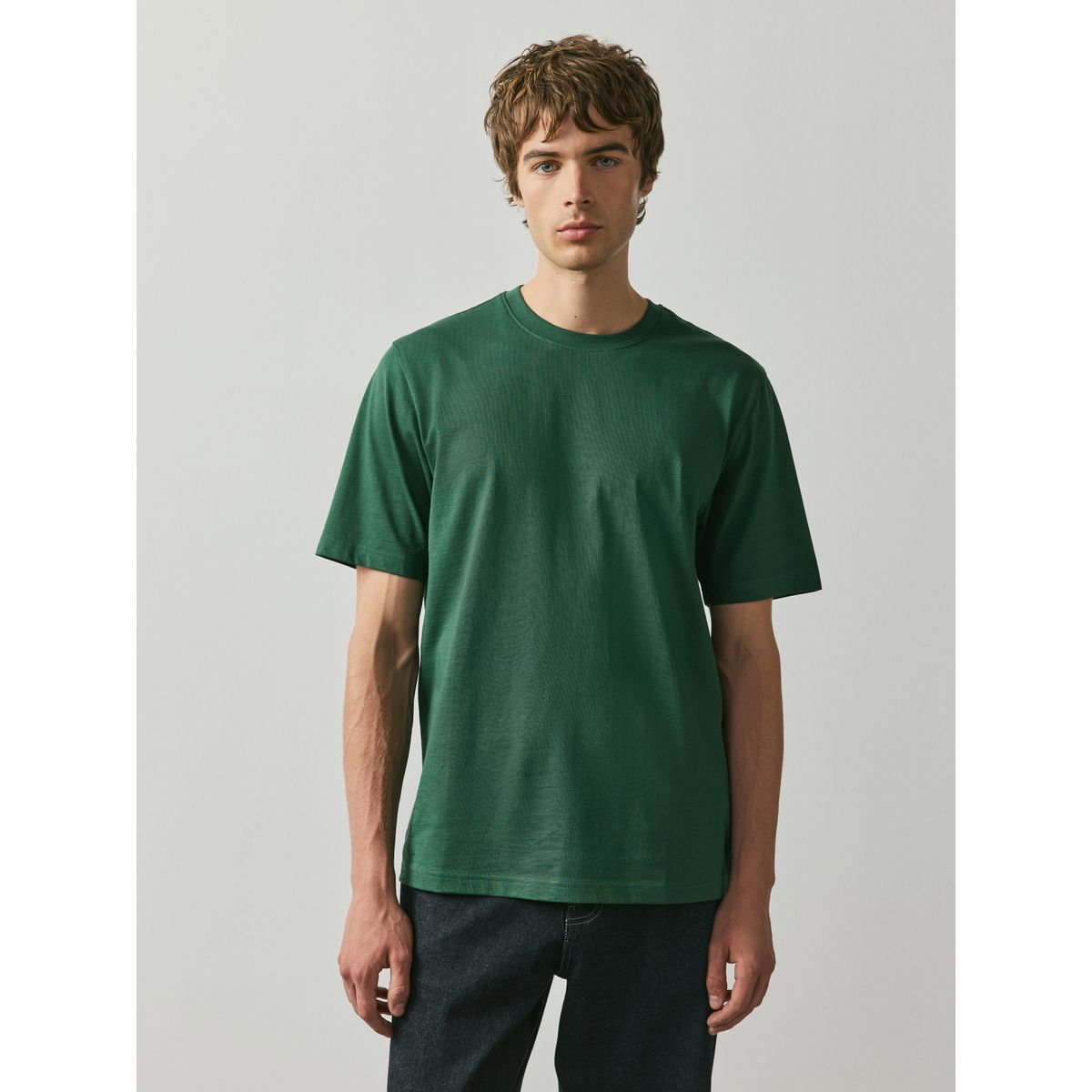 T-shirt en coton essential, lot de 6 rouge/bleu clair/gris chiné/vert/blanc/bleu cobalt, NEXT