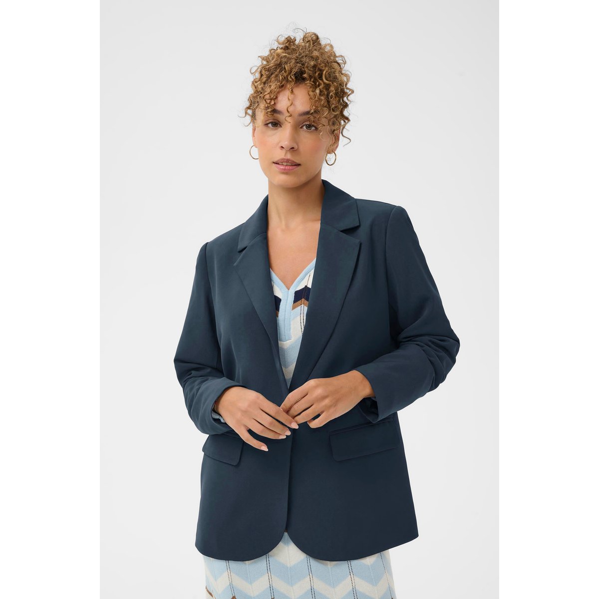 Blazer bleu navy blazer, CREAM