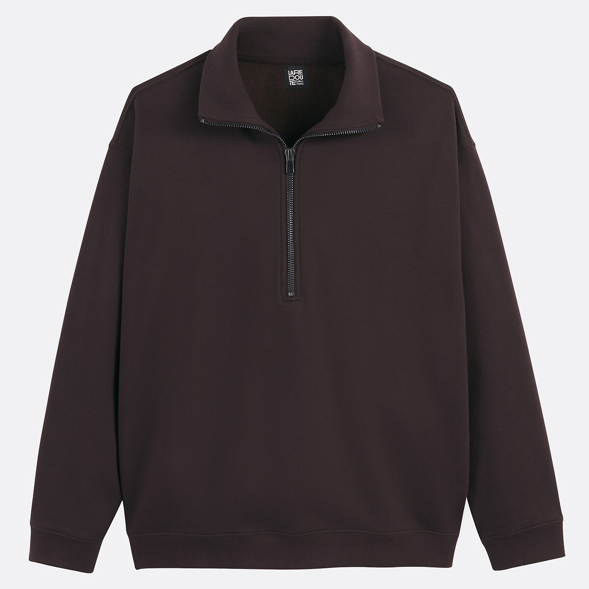 Signatures Half Zip Sweatshirt brown, LA REDOUTE COLLECTIONS