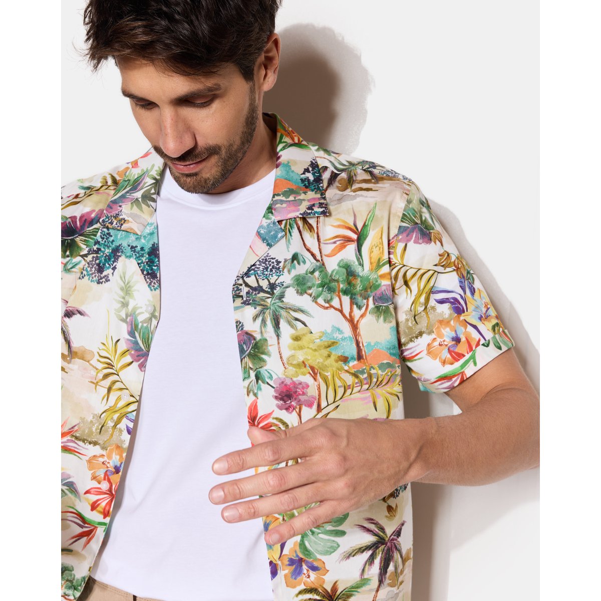 Chemise en coton DIVINO blanc, CHEVIGNON