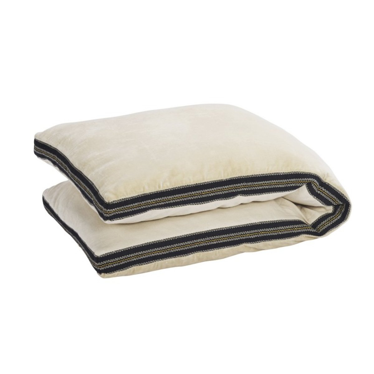 Matelas d'assise velours coton multicolour, MADAM STOLTZ