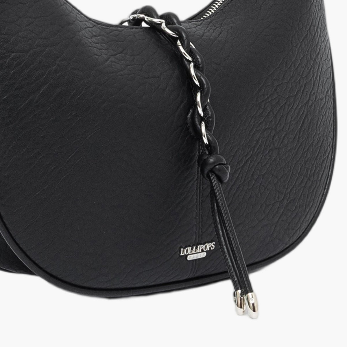 Sac hobo Traicy argenté,noir, LOLLIPOPS