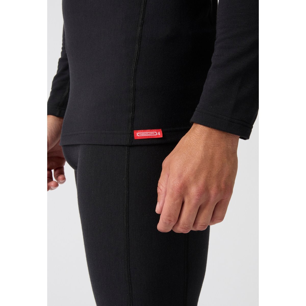 T-shirt Thermolactyl Comfort 4 col rond, noir, DAMART SPORT