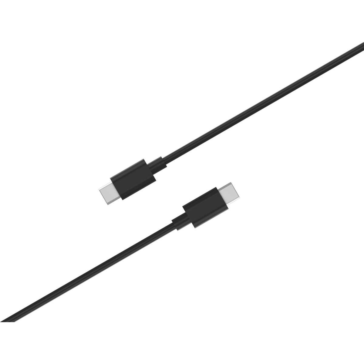 Câble USB C vers USB-C 90cm Noir couleur unique, LISTO