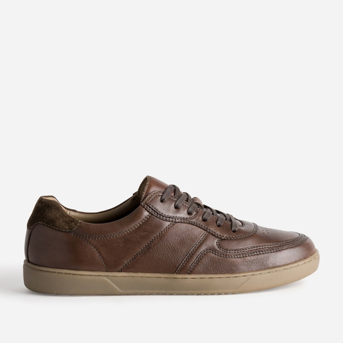Basket en cuir PARFAIT cognac, ERAM