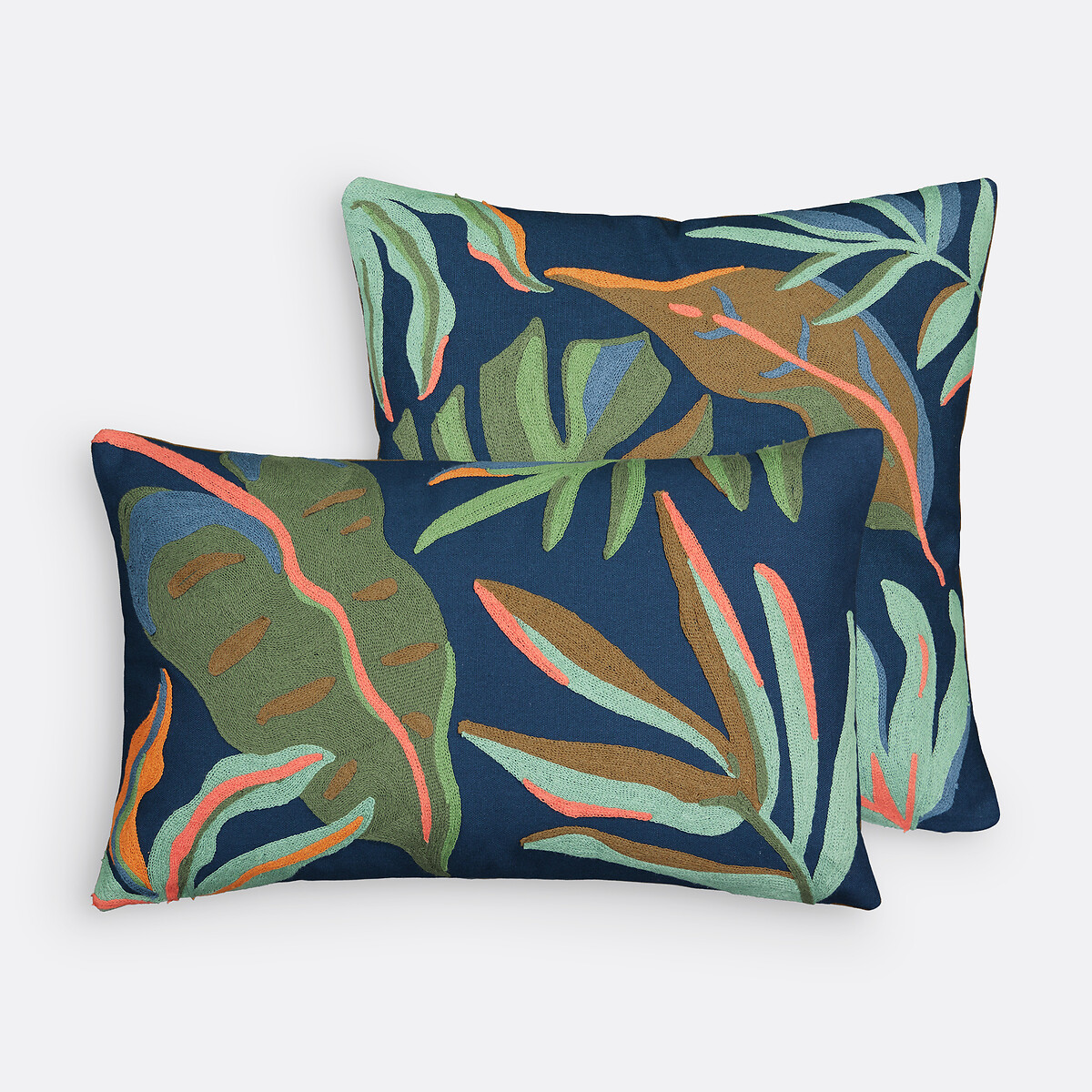 Housse de coussin brodée rectangulaire, Joao multicolore, LA REDOUTE INTERIEURS
