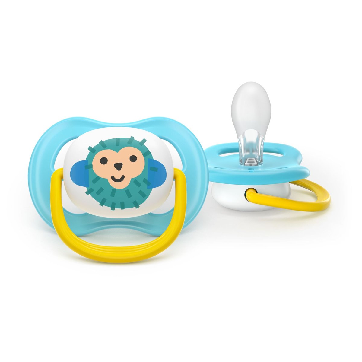 Lot de 2 sucettes Ultra Air 6-18 mois SCF080/28 couleur unique, PHILIPS AVENT