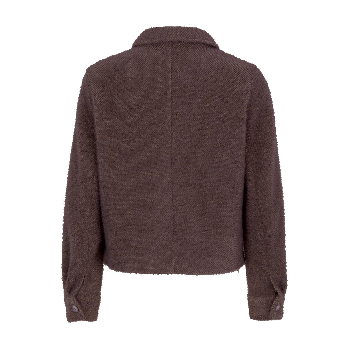 Veste casual à poches plaquées dark almond, CARTOON