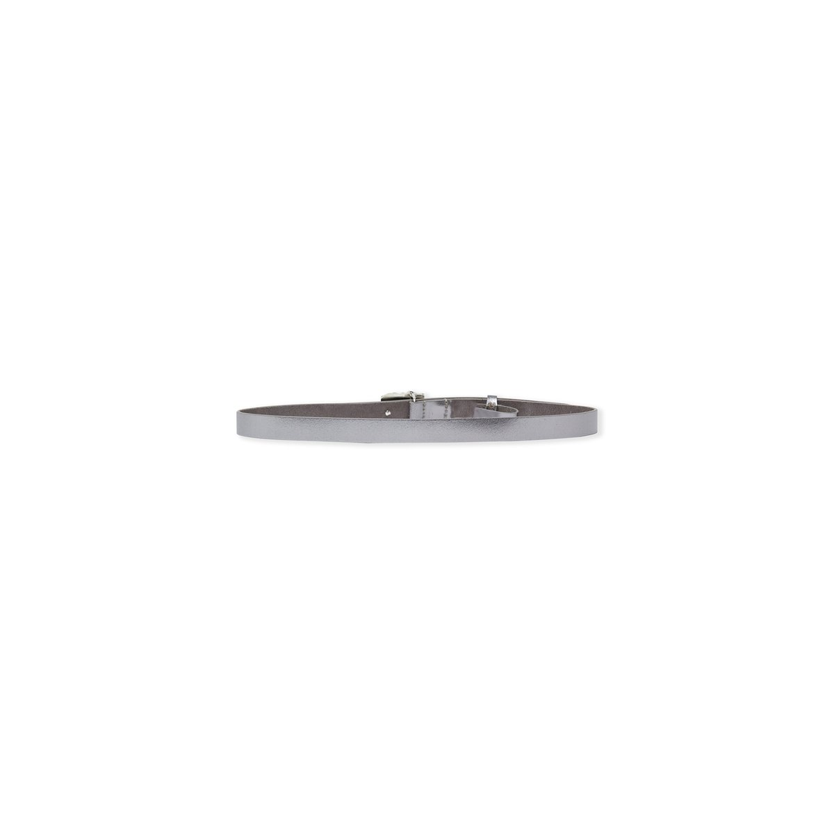 Ceinture unie BEN argent, ETAM