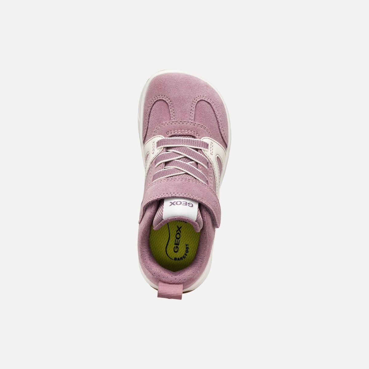 Baskets J FOOT-RUN vieux rose/blanc, GEOX