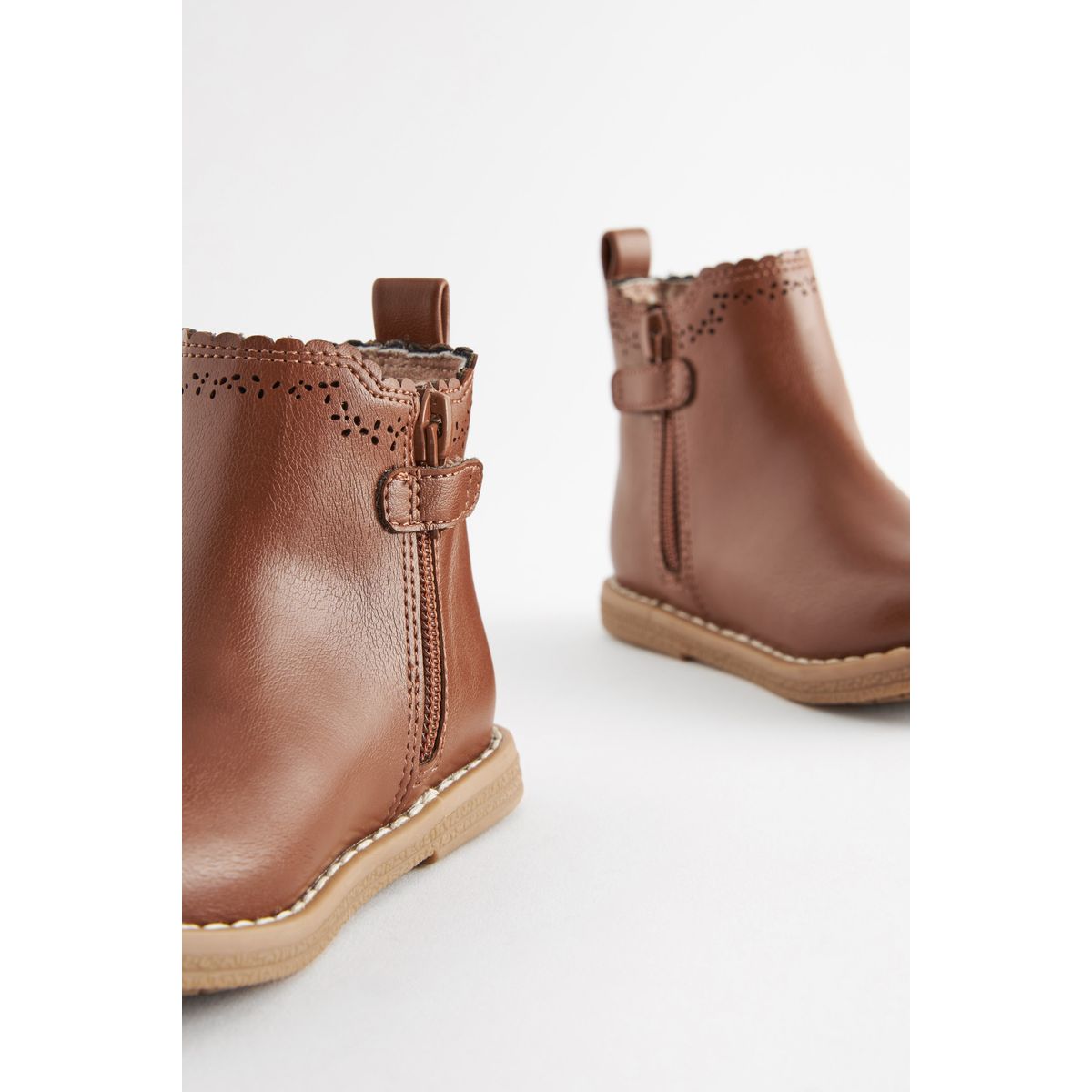 Bottines chelsea pour randonnée marron fauve, NEXT