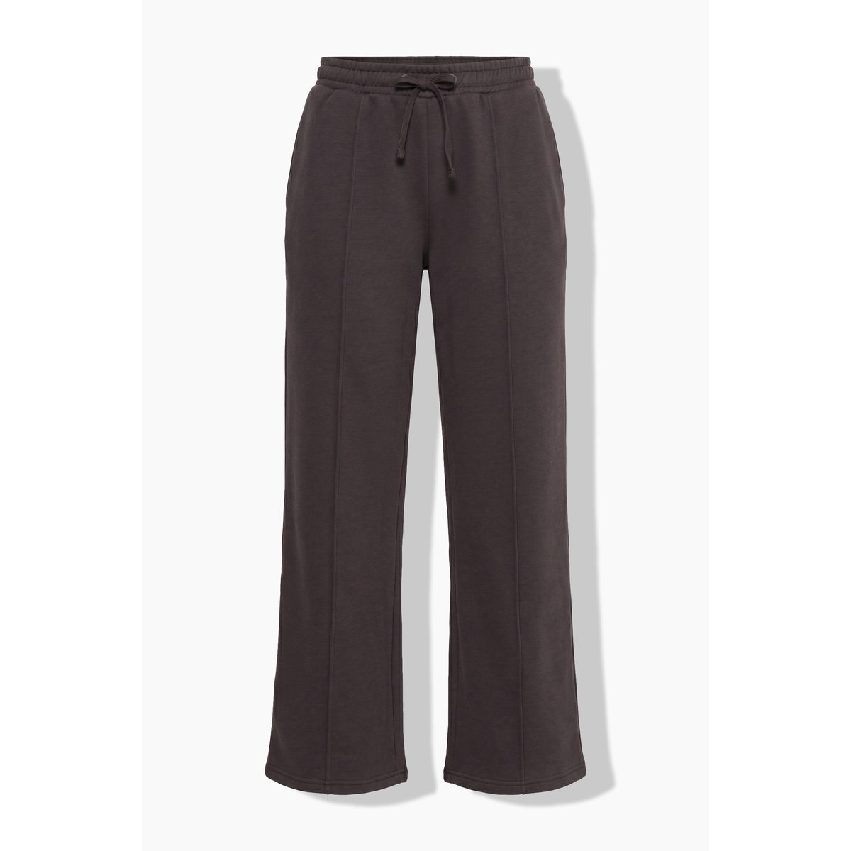 Pantalon de jogging large à taille élastique acajou, ULLA POPKEN
