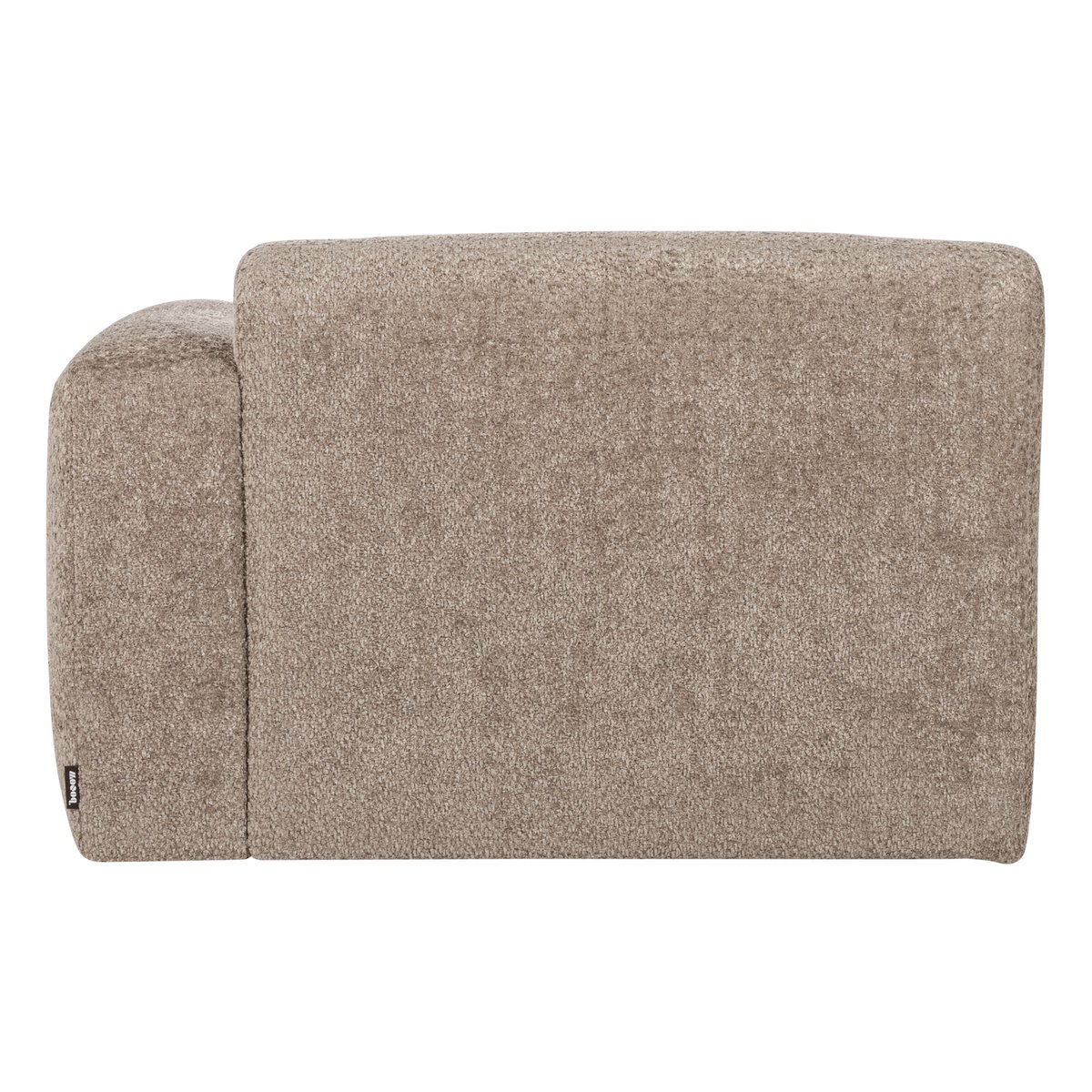Élément chaise longue droit laine MOJO BASE sable foncé, WOOOD