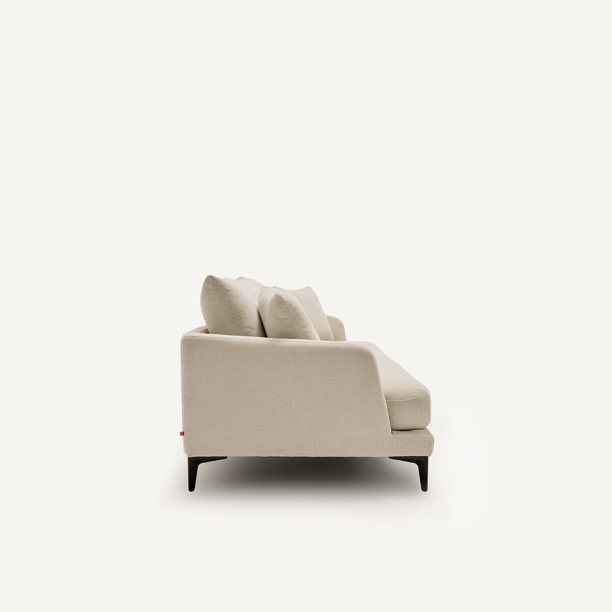 Canapé 3 ou 4 places en polyester natté, MODERNISTE ivoire, EMMANUEL GALLINA X AM.PM