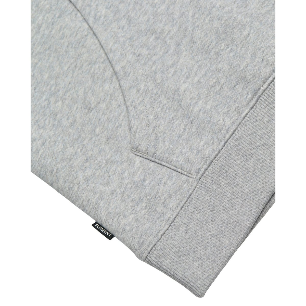 Sweat capuche FLUFF gris mid grey heather, ELEMENT