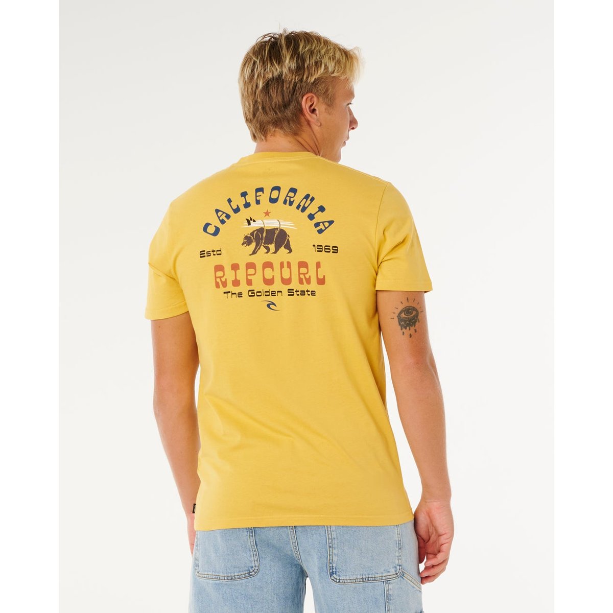T-shirt Desti Animals ocre, RIP CURL