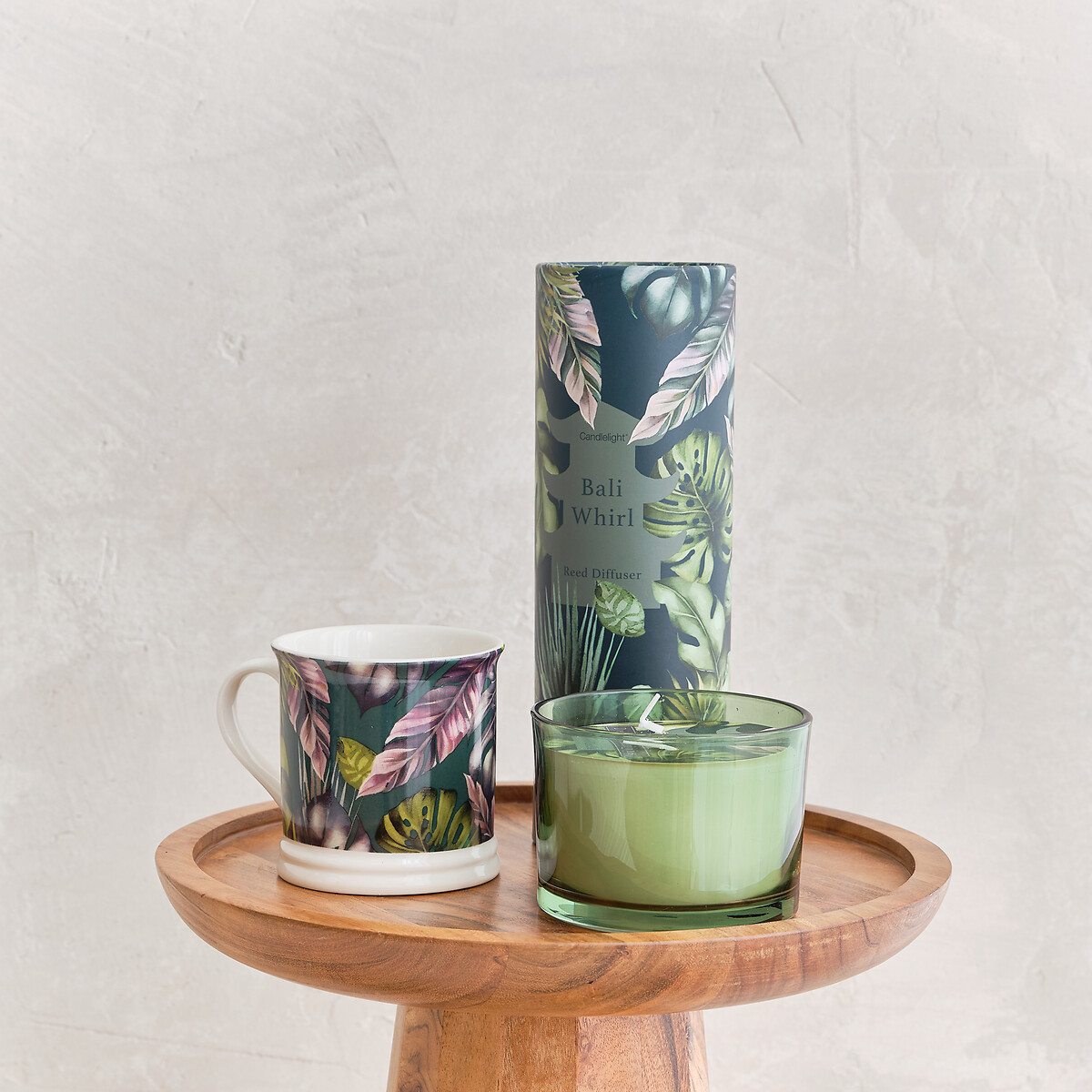 Bali Whirl Multi Wick Candle green, SO'HOME