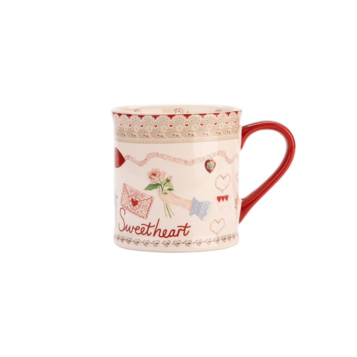 Love Notes Mollie Mug red, CATH KIDSTON
