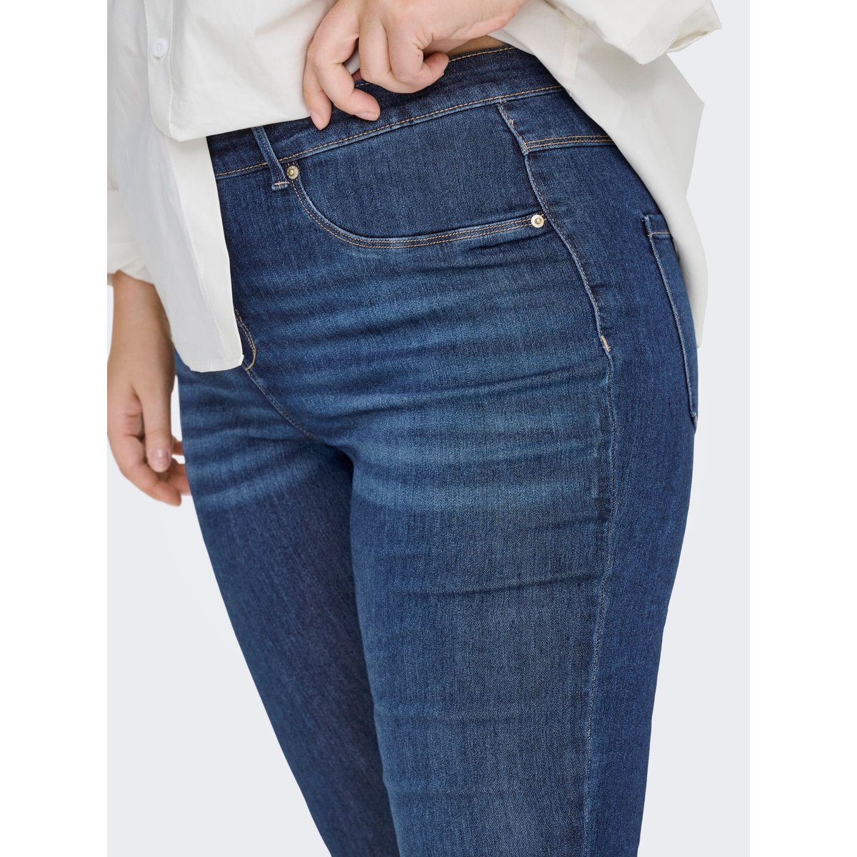 Jean Skinny medium blue denim, ONLY CARMAKOMA