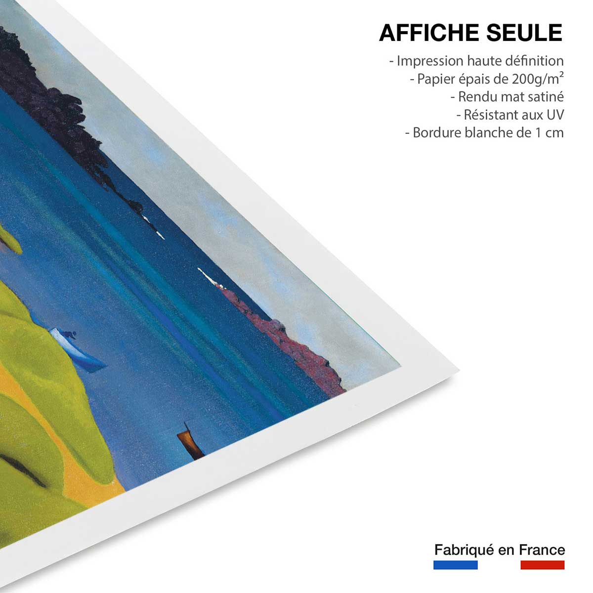 Poster Baie de Tregastel - Felix Valloton affiche seule, HEXOA