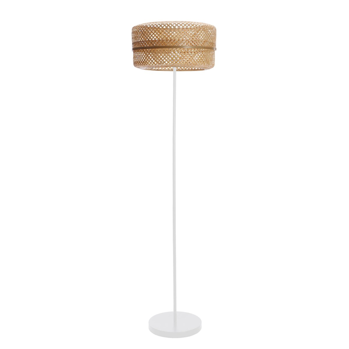 Lampadaire en bambou, PALANGA beige, INSPIRE