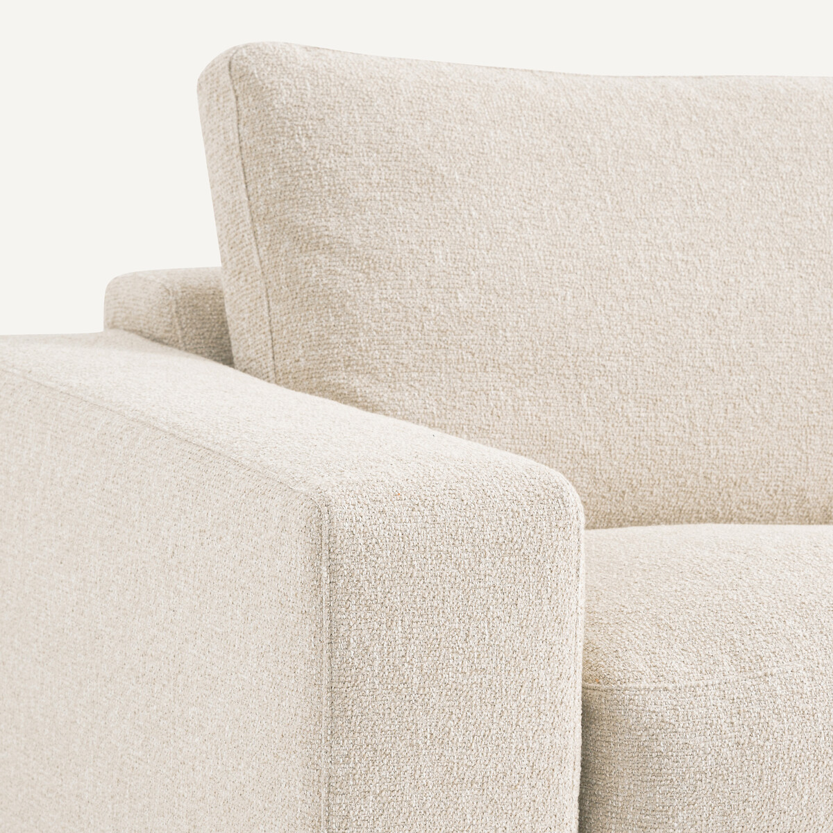 Schlafsofa Skander, Bouclé kreide, AM.PM