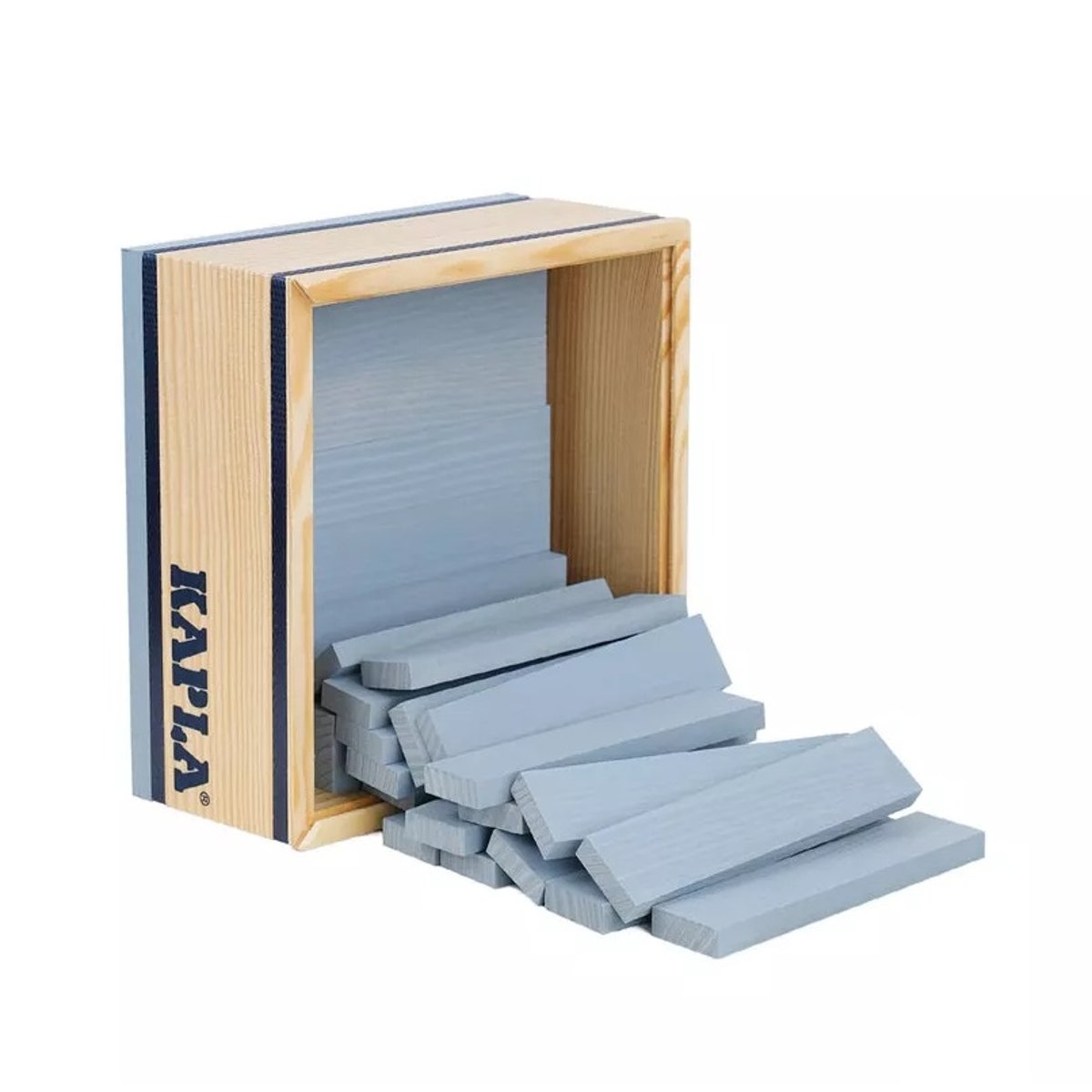 Coffret Kapla 40 planchettes gris, KAPLA