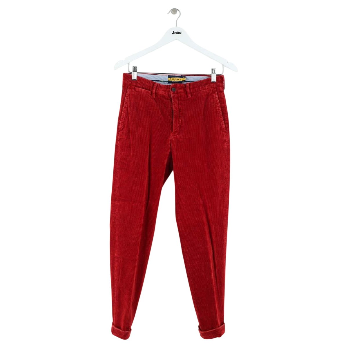 Pantalon droit - Très Bon État rouge, RALPH LAUREN
