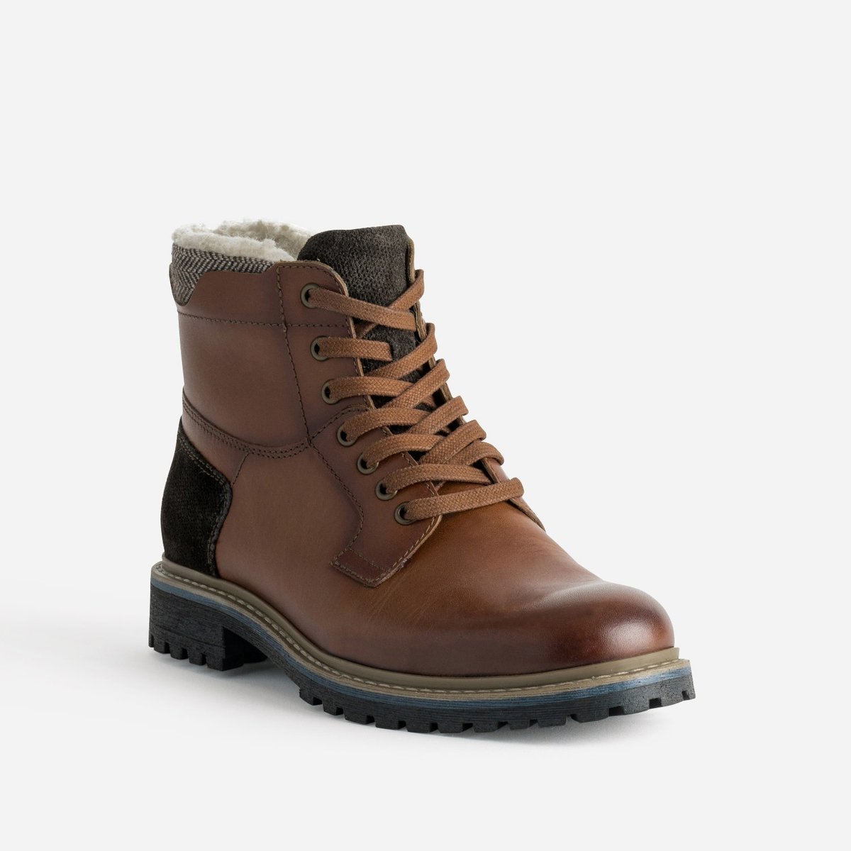 Boots en cuir BRAIM cognac, ERAM