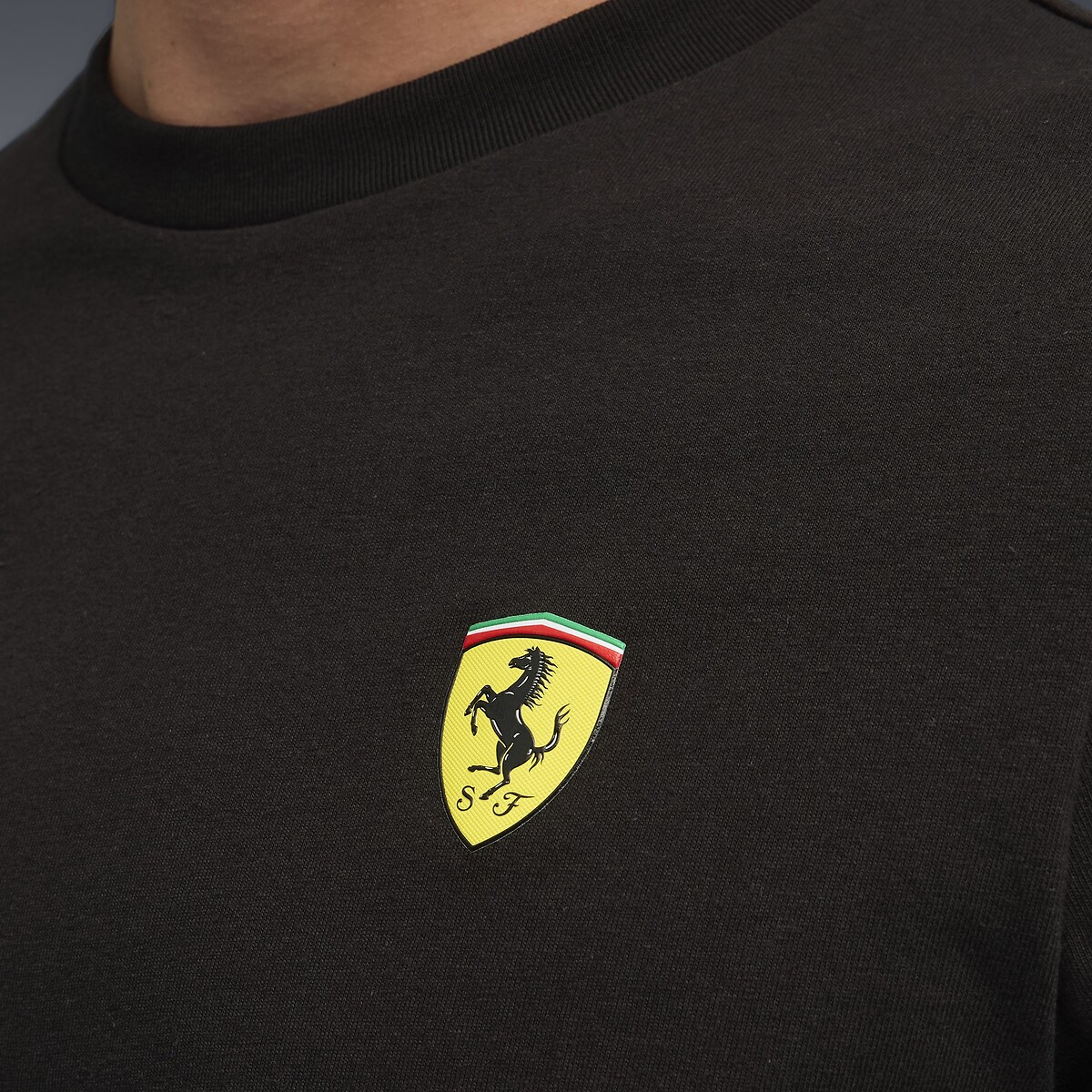 T-shirt de manga curta, Motorsport Ferrari preto , PUMA