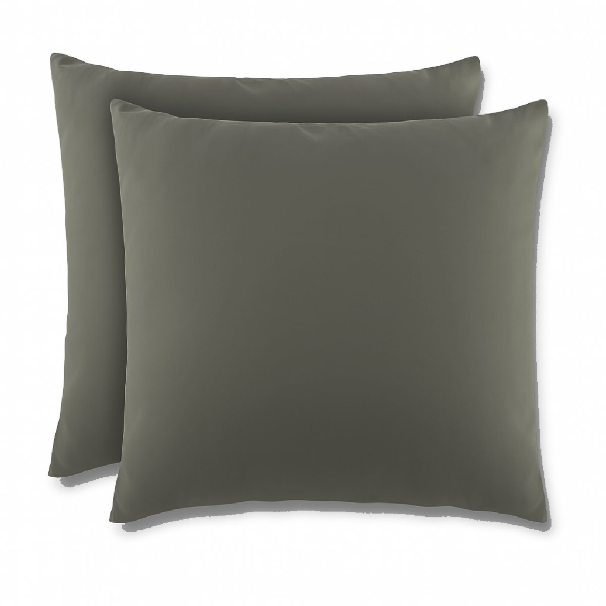 Lot de 2 Taies d'oreiller 2 en 1 - Alèse absorbante intégrée - Coloris Sable marron, DODO