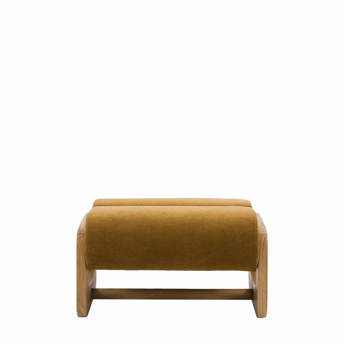 Marzo Velvet Chenille Sculptural Footstool golden, ÉDITÉ