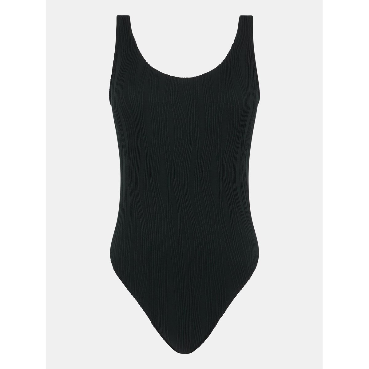 Maillot de bain 1 pièce sans armature coques amovibles SWIM ONE SIZE noir, CHANTELLE PULP