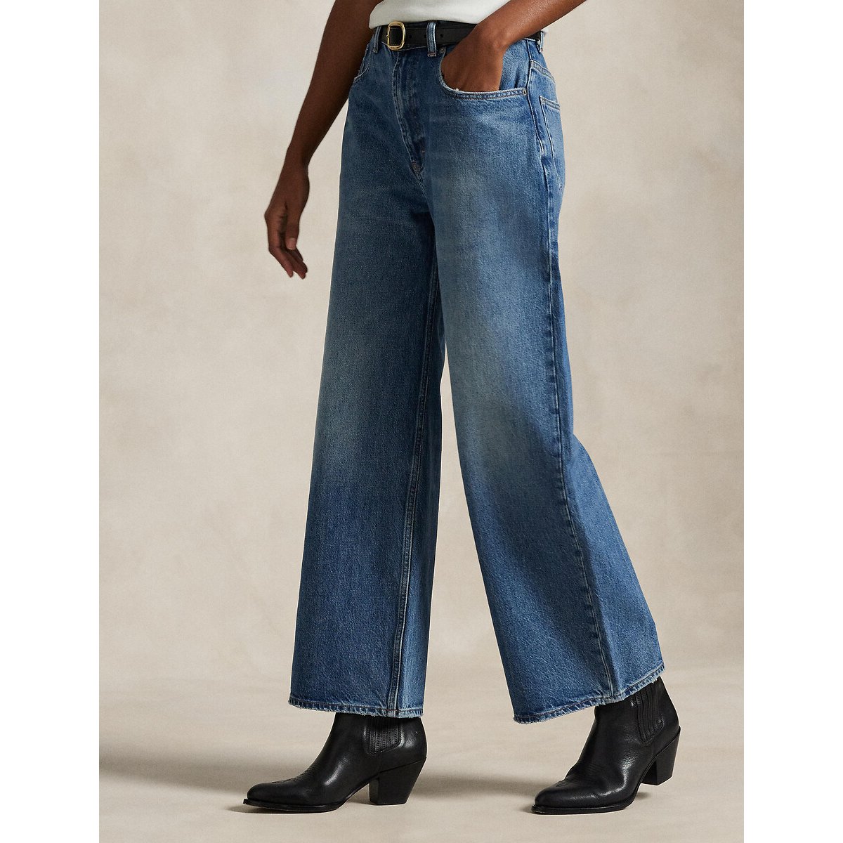 Jean large denim délavé, POLO RALPH LAUREN