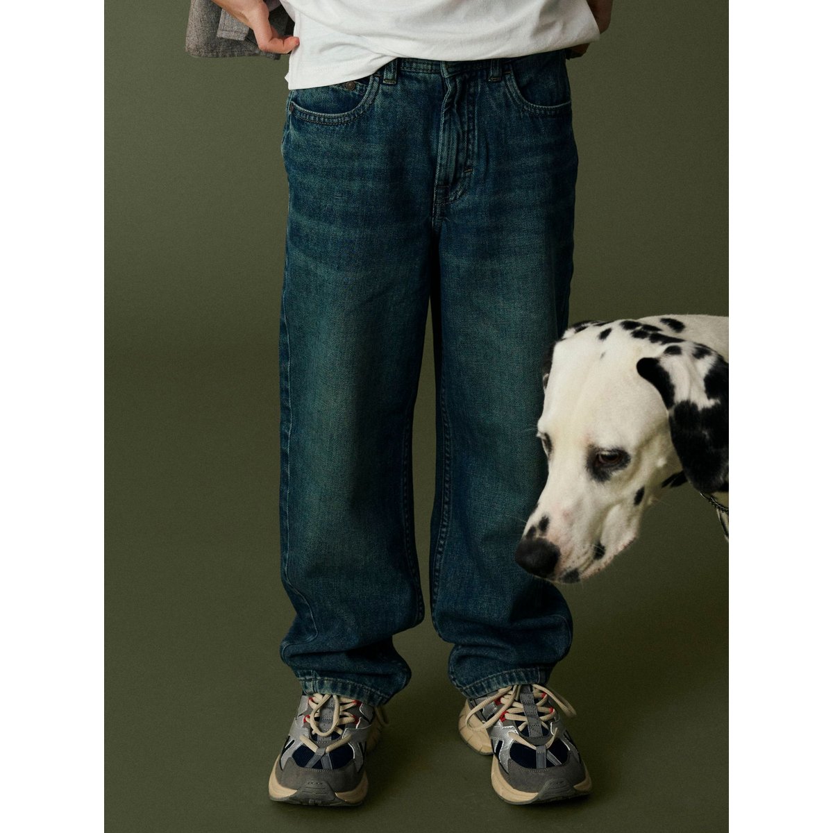 Jean bleu - dark blue denim1, NAME IT