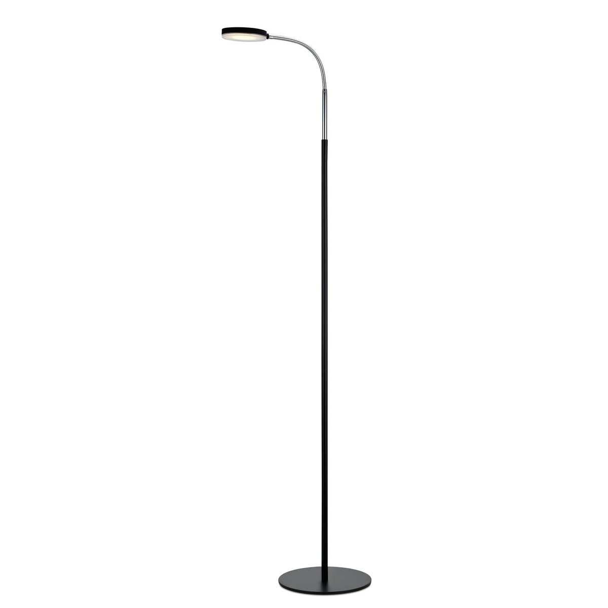 Lampadaire de lecture flexible en métal FLEX noir, MARKSLOJD