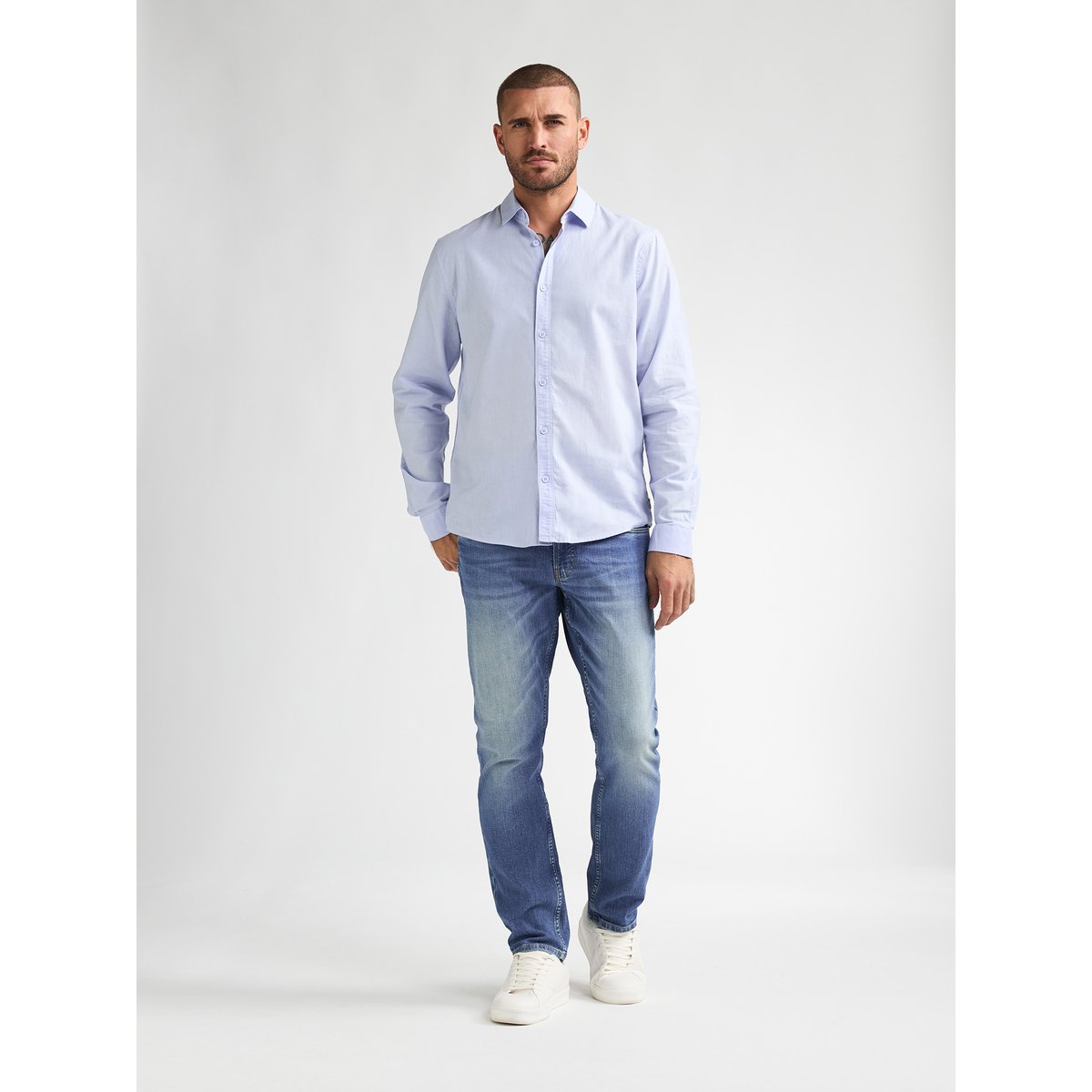 Jean coupe droite starling crafted bleu light indigo, PETROL INDUSTRIES