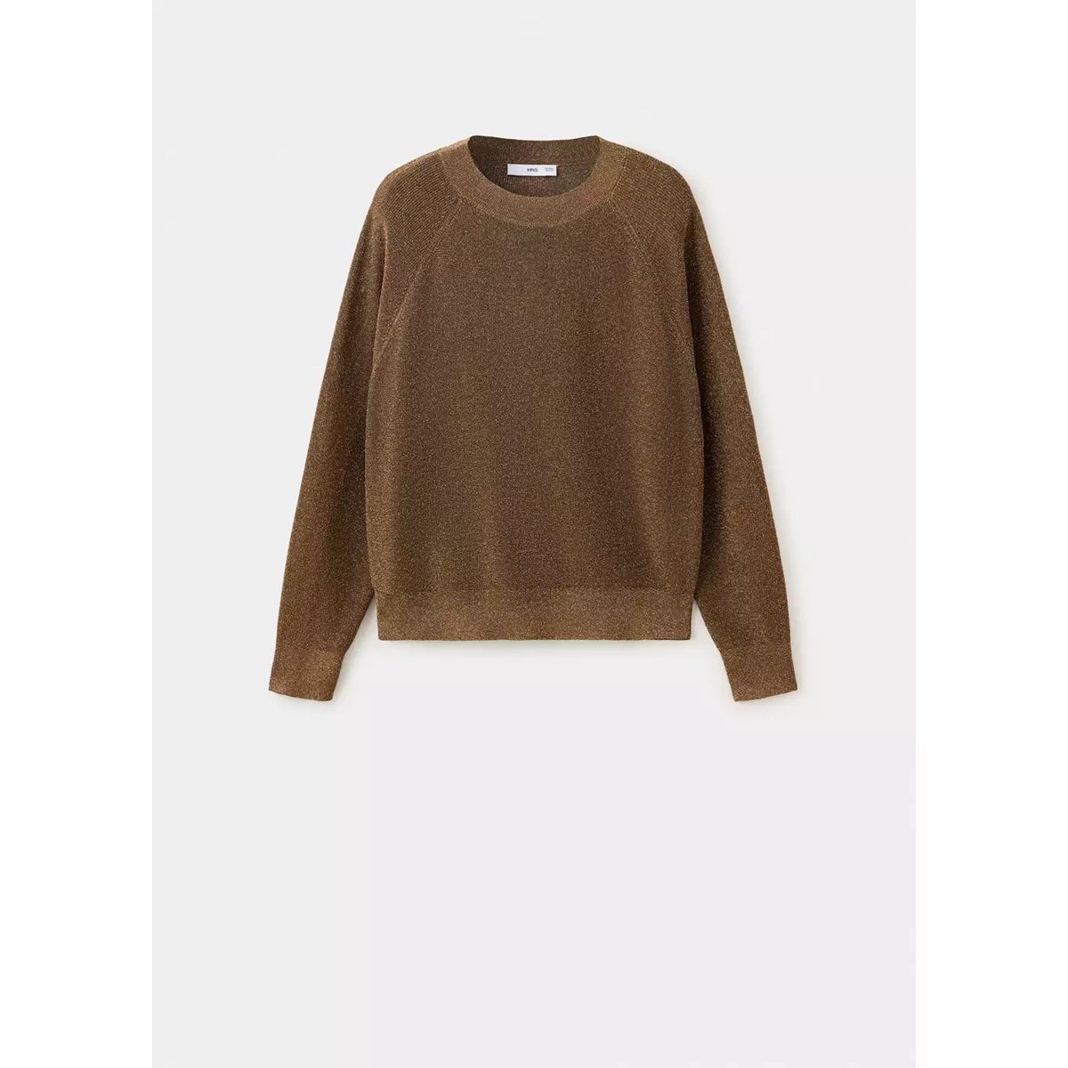 Pull-over fil textile or, MANGO