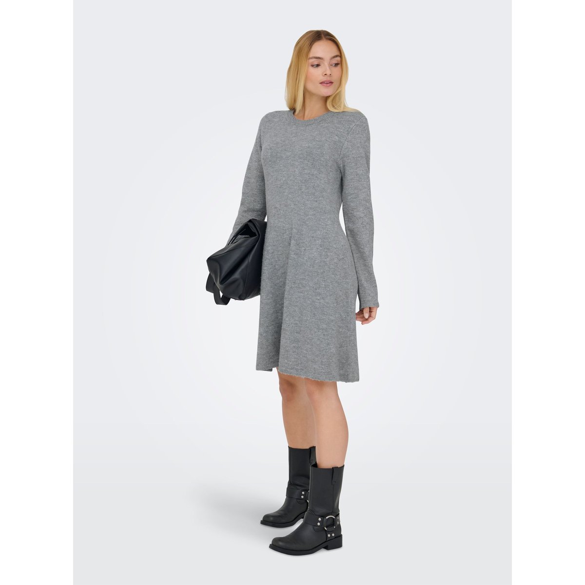 Robe En Maille grise - light grey melange, JDY
