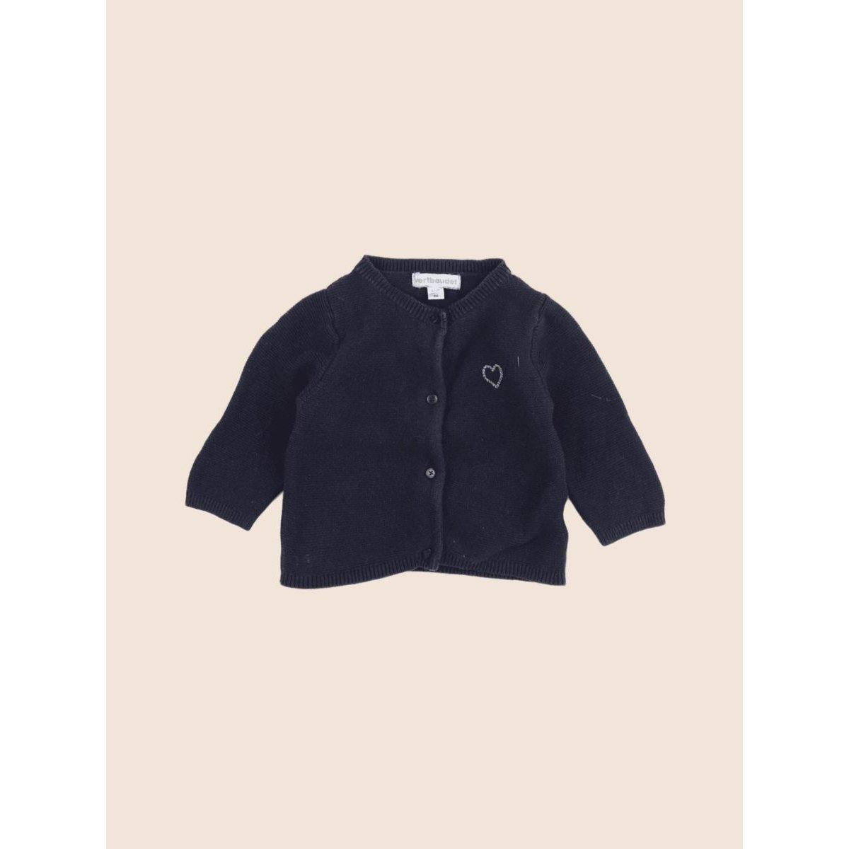 Gilet - Etat satisfaisant bleu, VERTBAUDET