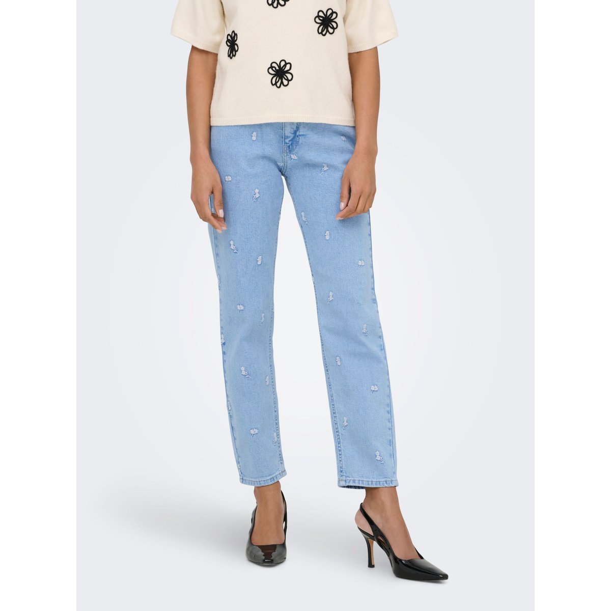 Jean Coupe Droite light blue denim, ONLY