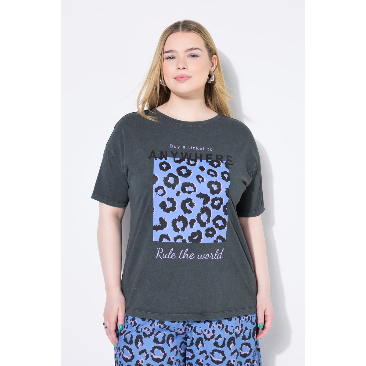 T-shirt oversize anthracite, STUDIO UNTOLD